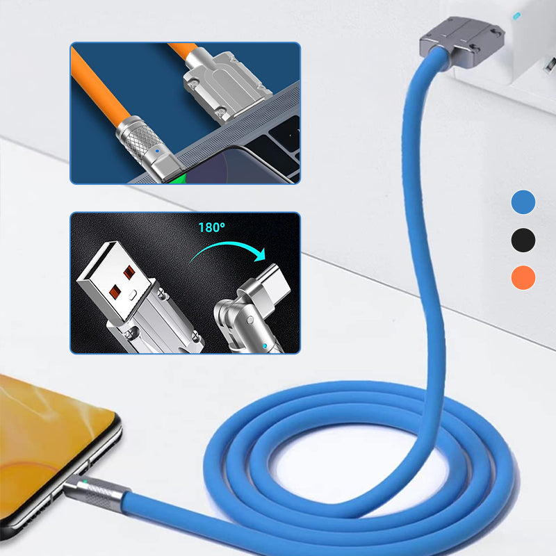 Lisslune | 180° rotatable rapid charging cable