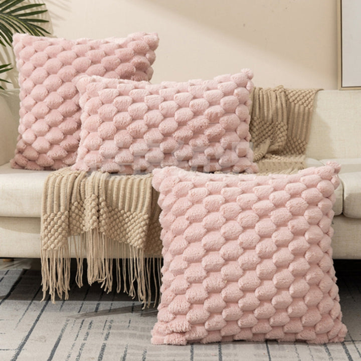 Lisslune | VelvetSoft Cushion Cover – UltraSoft Plush Cover for Sofa or Bed