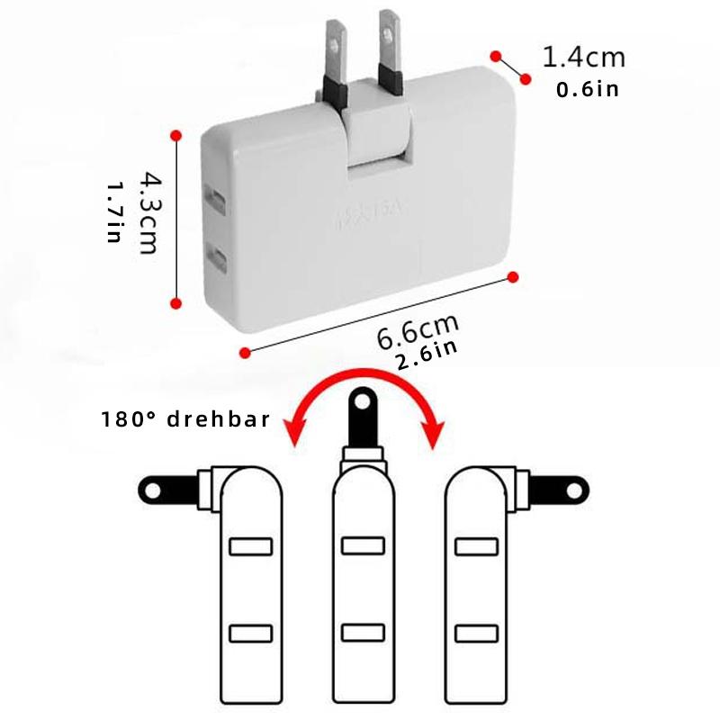 Lisslune | Rotatable Socket Converter
