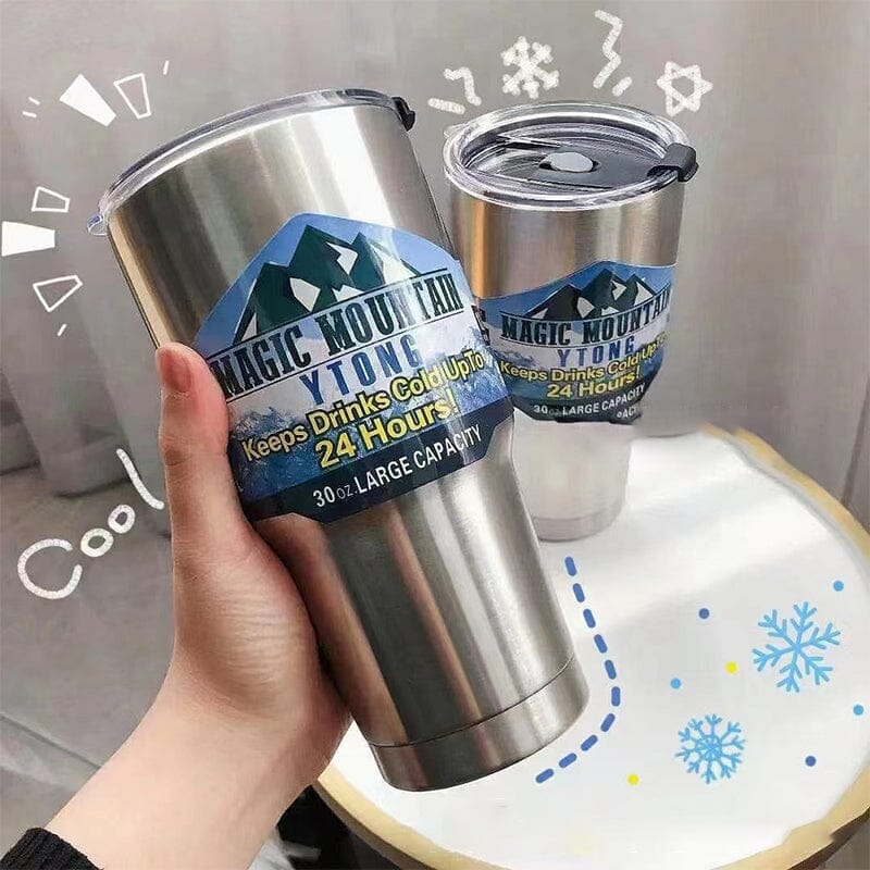 Lisslune | Car Mug 304 Stainless Steel Thermos Flask