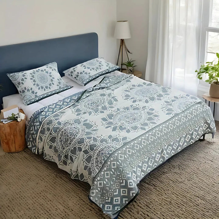 Lisslune | Lunara Floral Cotton Comfort Blanket