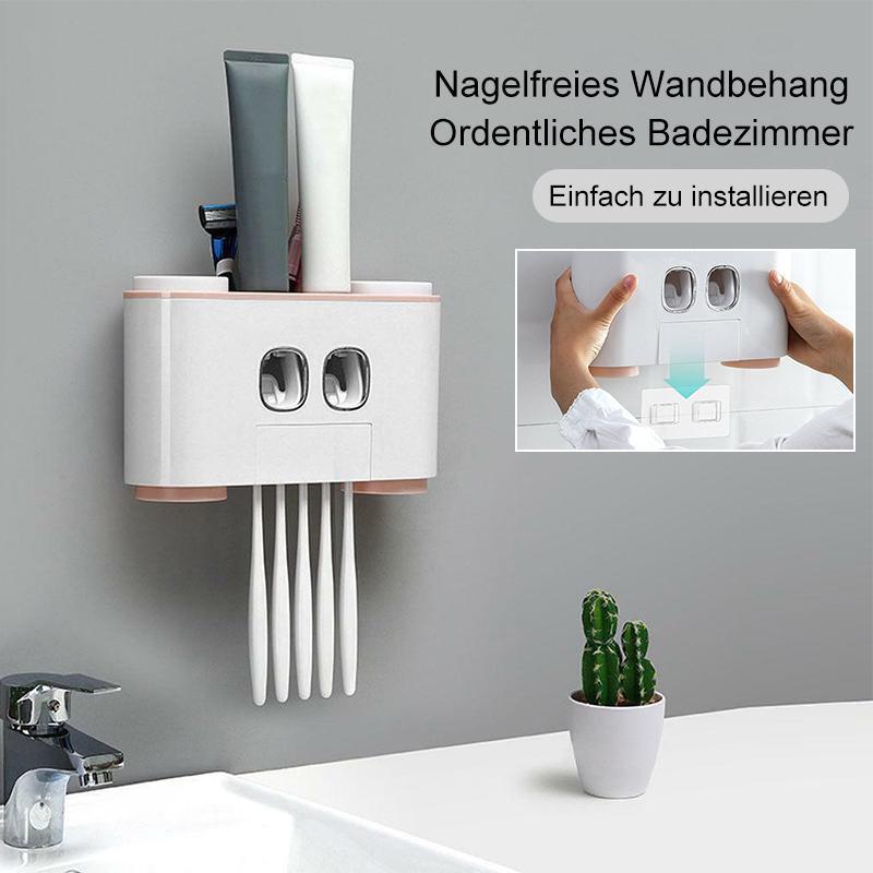 Lisslune | Automatic Toothbrush Holder and Toothpaste Dispenser Set