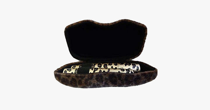 Lisslune | Black Mascara with Plush Leopard Display Case - Long-Lasting and Natural Mascara that Makes You Look Fresh