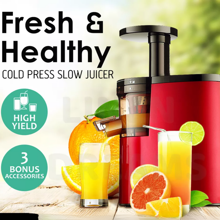 Lisslune | Cold Press Slow Juicer – Enjoy Smooth, Pulp-Free Fresh Juice