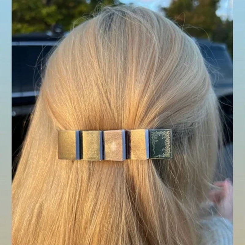 Lisslune | Miniature Book Hairpin Barrette