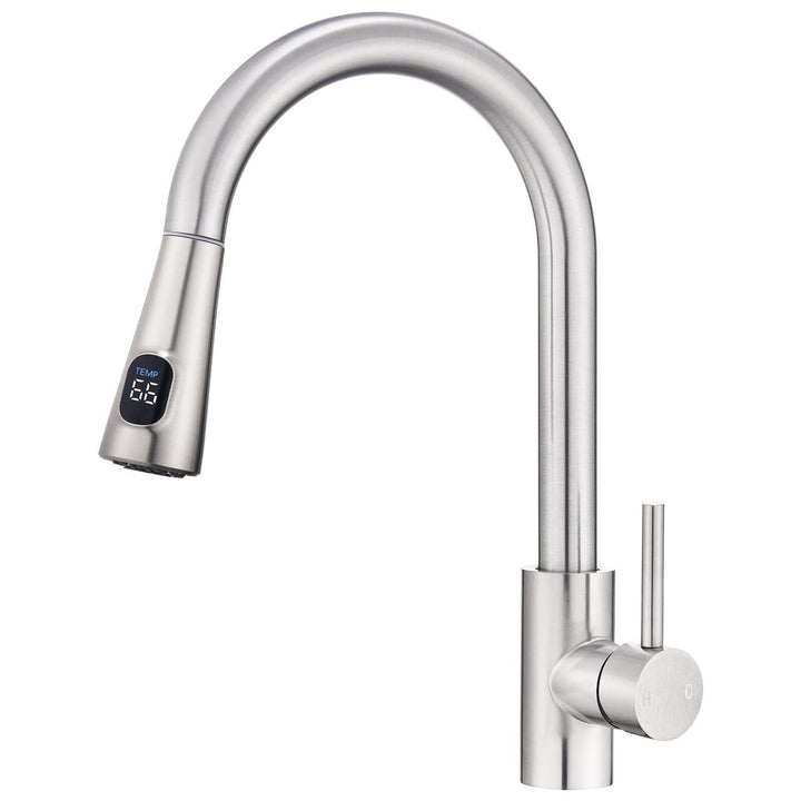 Lisslune | Kitchen faucet with 2 spray types, 360° swivel kitchen tap