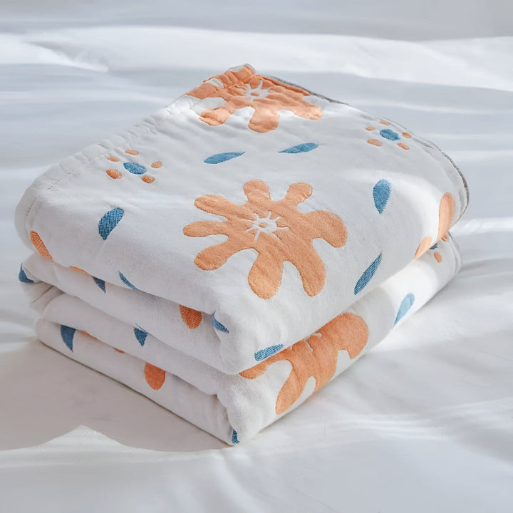 Lisslune | Abstract Sunny Reversible Blanket