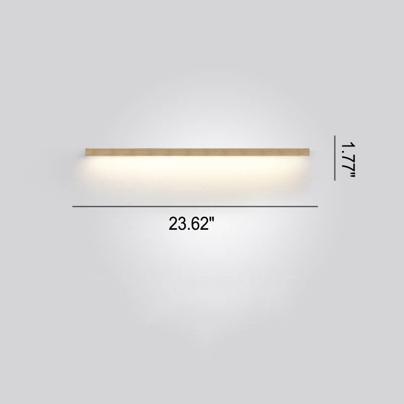 Lisslune | ZenBeam Japanese LED Wall Light | Solid Wood Design | Modern Accent Lighting