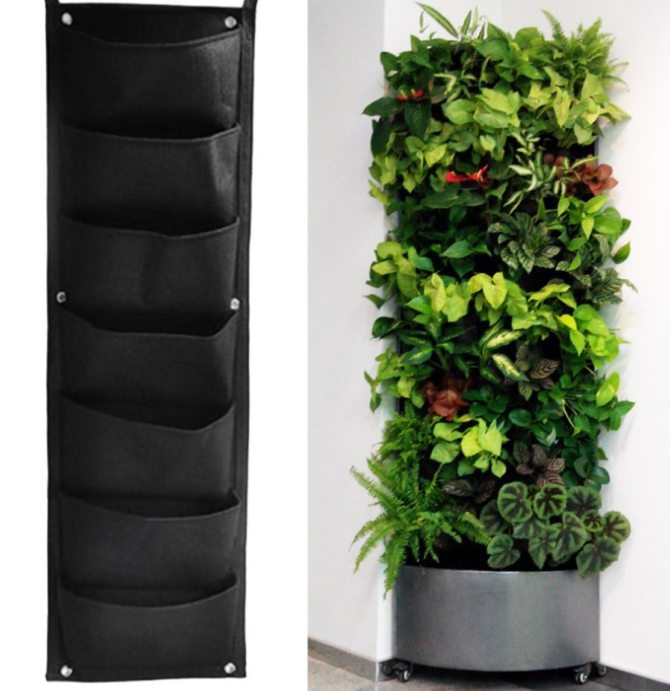Lisslune | Plant wall bags for garden – Vertical planter for indoors and outdoors
