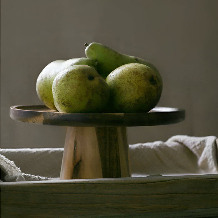 Lisslune | High Stand Wooden Cake Plate