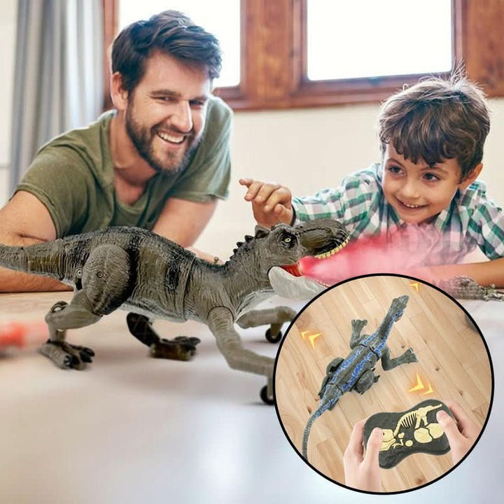 Lisslune | RoarBot RC Dino – Remote-controlled dinosaur with light, sound & fog