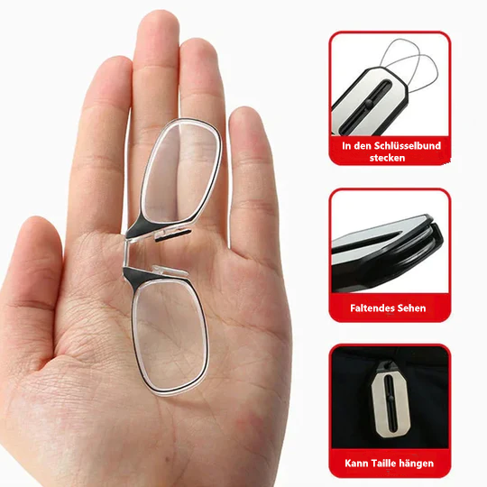 Lisslune | Nose clip reading glasses