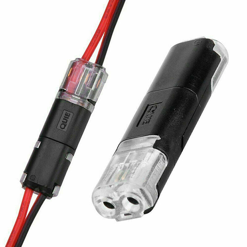 Lisslune | Double wire connector with locking buckle