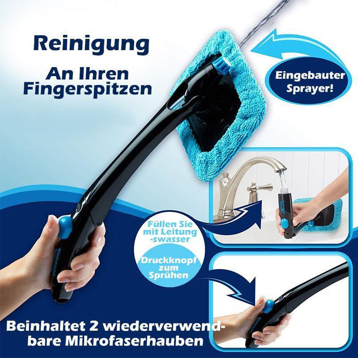 Lisslune | Window cleaner, with reusable microfiber cover