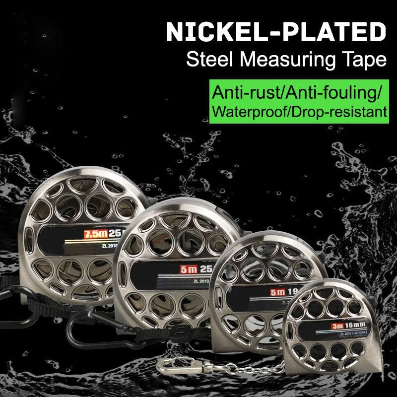 Lisslune | Stainless Steel Corrosion Protection Telescopic Measuring Tape