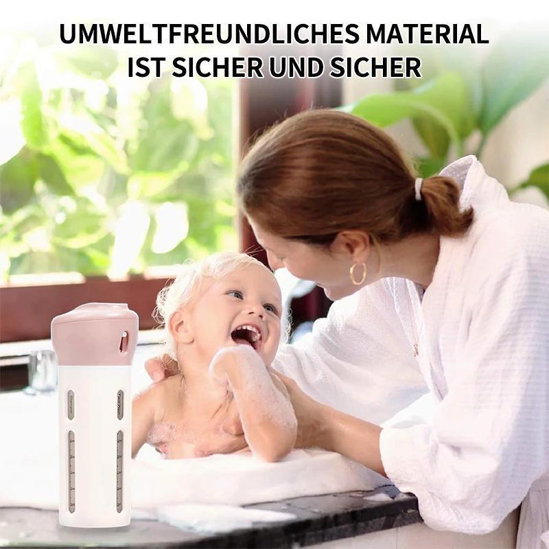 Lisslune | 4-in-1 Travel Dispenser for Lotion, Shampoo, Gel, etc.
