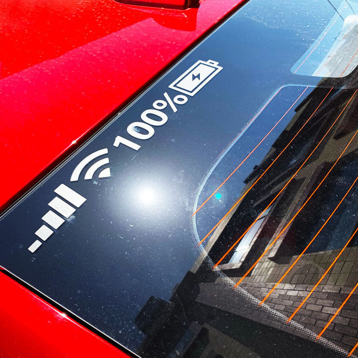 Lisslune | Reflective Battery Signal Sticker