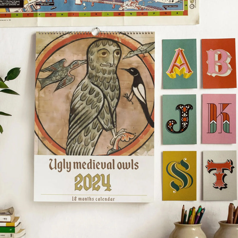 Lisslune | Medieval Owl Calendar