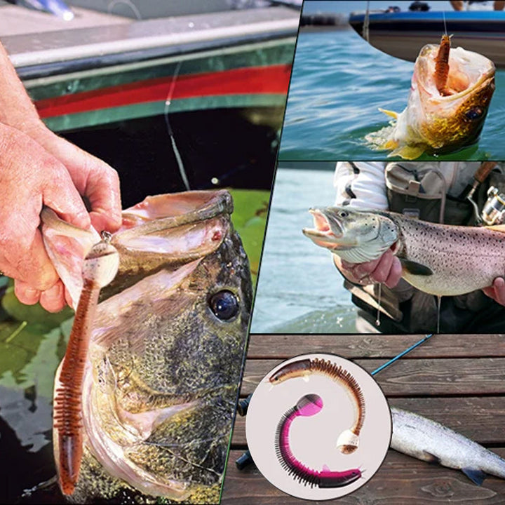 Lisslune | New Design Angler Dragon Hole Bait 46 Sections Soft Bait
