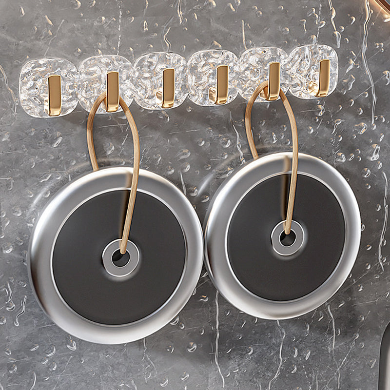 Lisslune | Glacier pattern drilling-free hook
