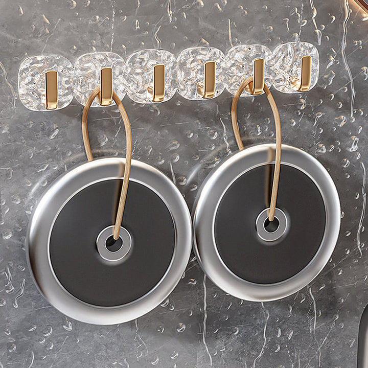 Lisslune | Glacier pattern drilling-free hook