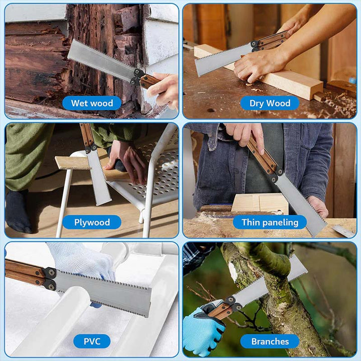 Lisslune | Portable Foldable Double-Sided Saw