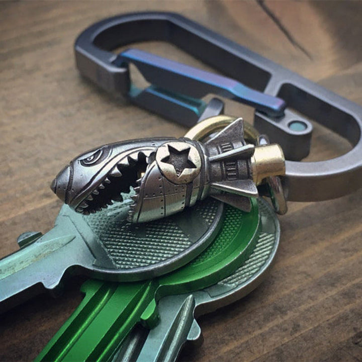Lisslune | Shark Rocket Bomb Keychain