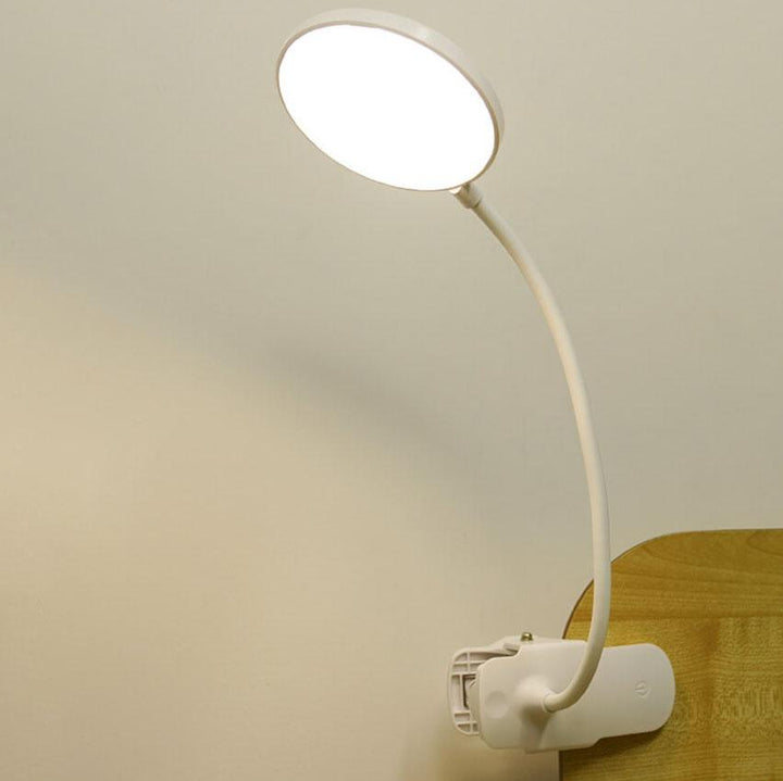 Lisslune | Simple LED Clip Desk Lamp Rechargeable Eye Protection Night Light