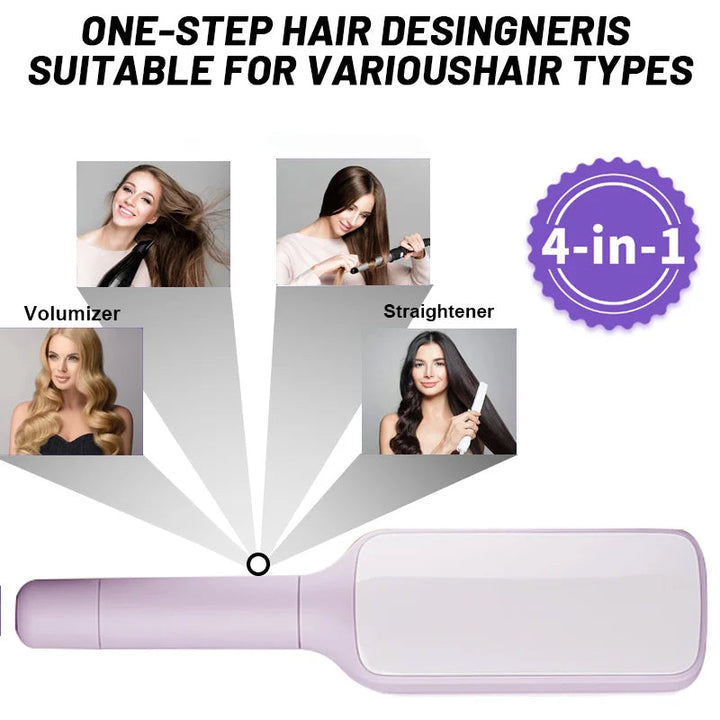Lisslune | Self-cleaning anti-static massage comb