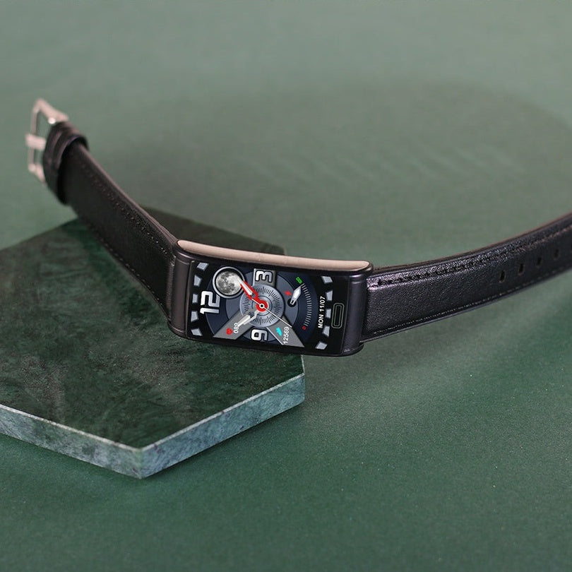 Lisslune | Smart Bracelet 3-Channel EKG Blood Pressure Blood Oxygen Blood Sugar Sleep Detection