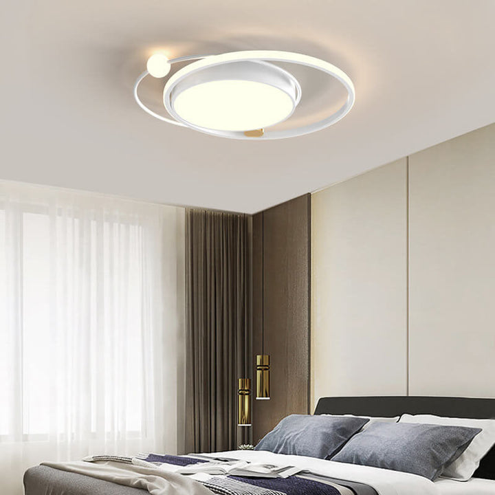 Lisslune | Nordic Round Circle LED Ceiling Light flush mounted