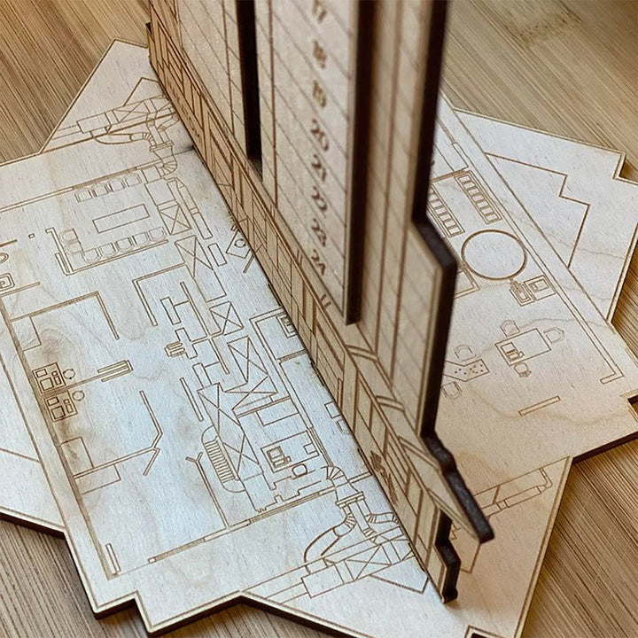 Lisslune | Advent Calendar Bomb Calendar made of wood