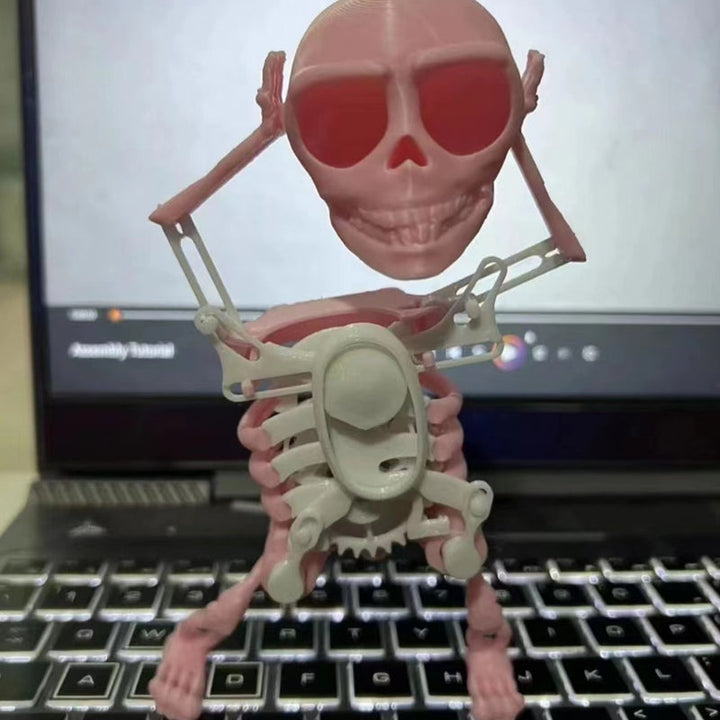 Lisslune | Dancing and swinging 3D skull toy