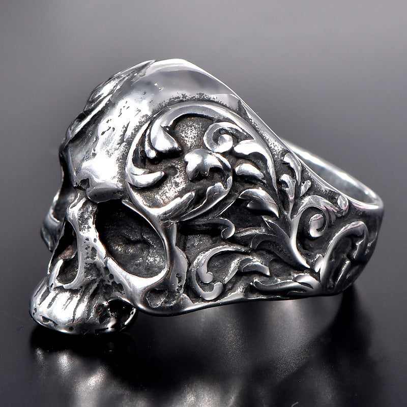 Lisslune | Punk Style Titan Skull Ring