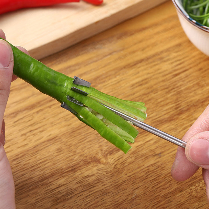 Lisslune | Stainless Steel Plum Blossom Onion Cutter