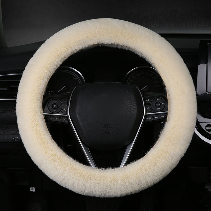 Lisslune | Universal Plush Car Steering Wheel Cover