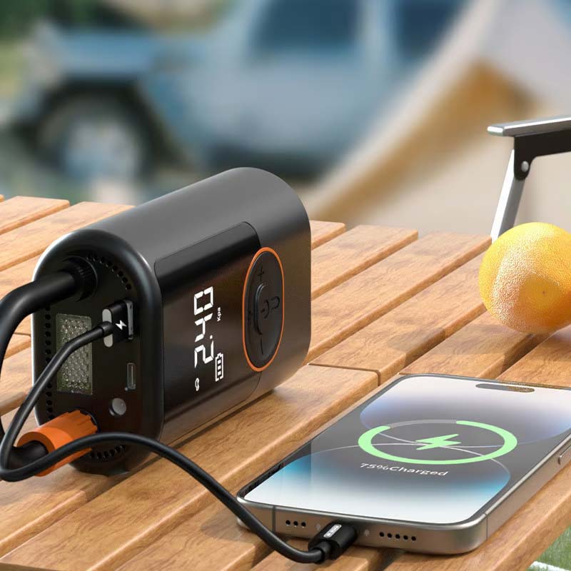 Lisslune | Multifunctional portable tire pump