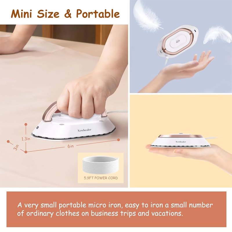 Lisslune | Travel Iron with Dual Voltage