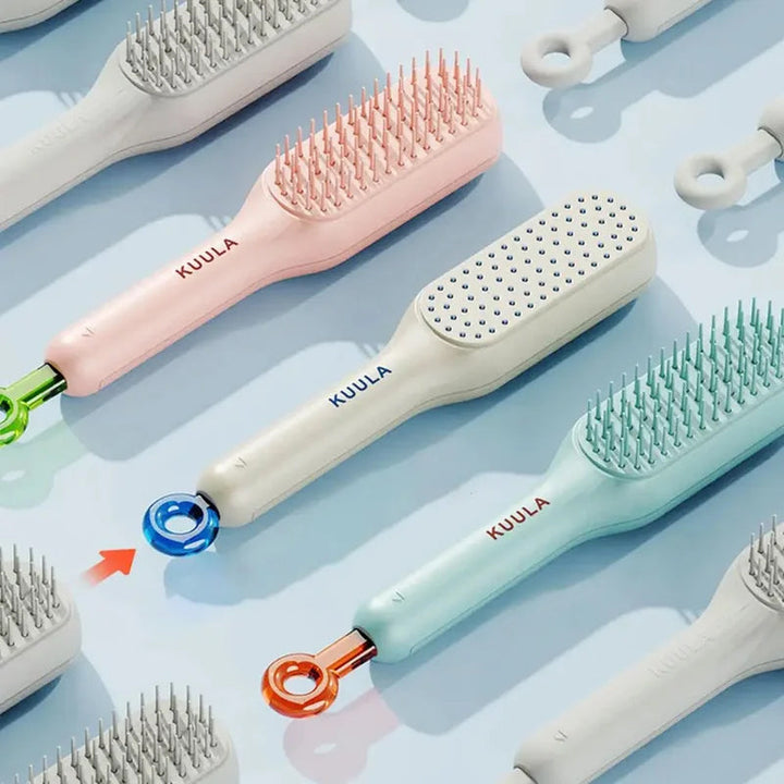 Lisslune | Self-cleaning anti-static massage comb