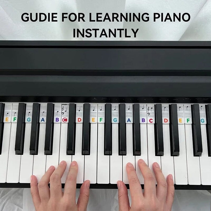 Lisslune | Removable Piano Keyboard Note Labels