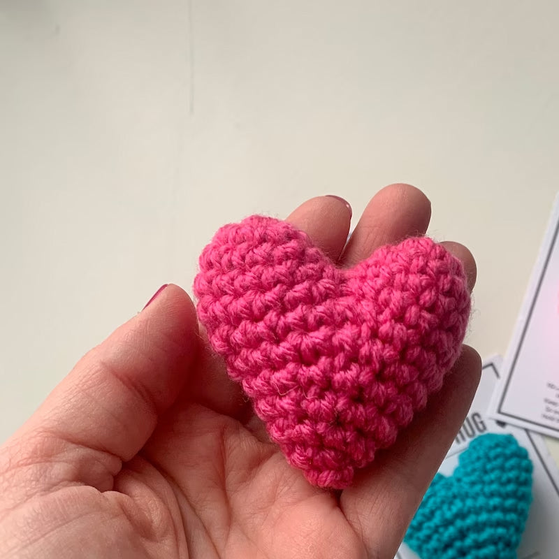 Lisslune | Pocket Hug Crocheted Heart Small Gift