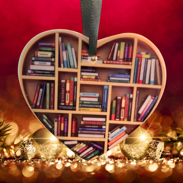 Lisslune | Sweet Heart Shaped Book Shelf Decoration