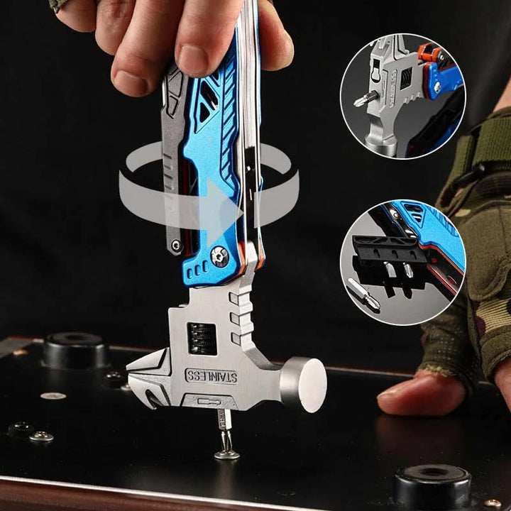 Skorter | Multifunctional Stainless Steel Folding Body Ball Hammer