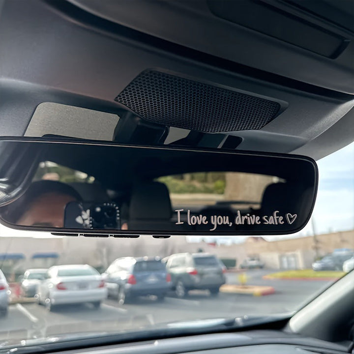 Lisslune | I love you Drive safe Mirror sticker