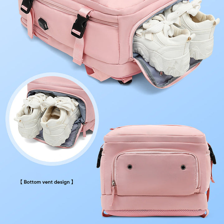 Lisslune | Women's large travel waterproof hiking backpack