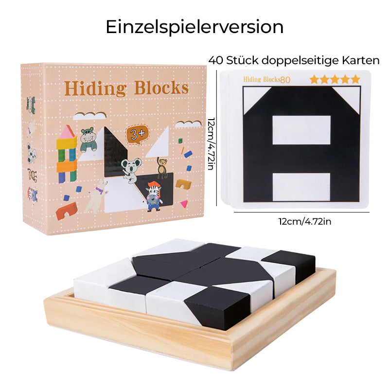 Lisslune | Wooden hidden block puzzle