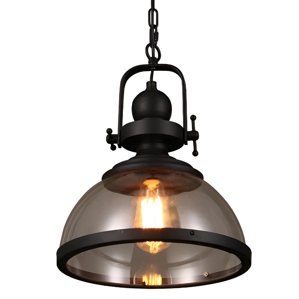 Lisslune | Antique Glass Iron Retro Industrial Chandelier Pendant Ceiling Lights