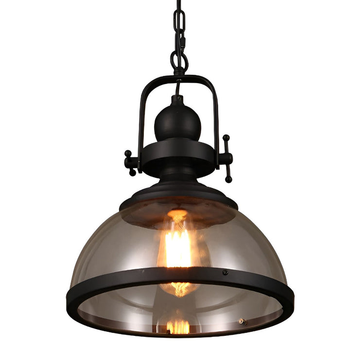 Lisslune | Antique Glass Iron Retro Industrial Chandelier Pendant Ceiling Lights