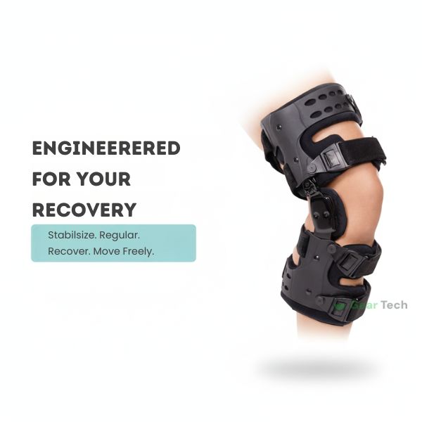 Lisslune | Osteoarthritis Unloader Knee Brace | Medial & Lateral Support for Bone-on-Bone Arthritis Relief, Adjustable Size for Enhanced Comfort