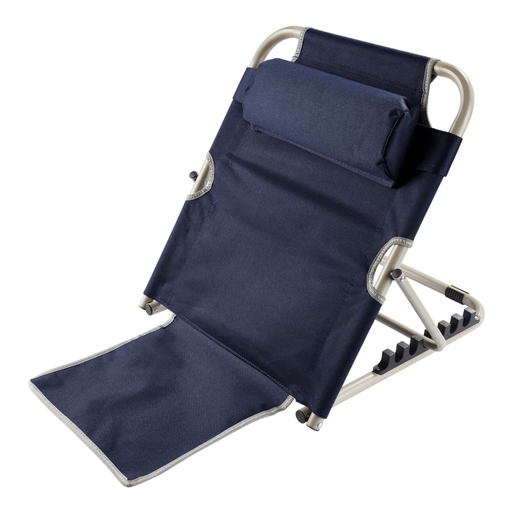 Lisslune | LumbarLux Adjustable Backrest – Customisable Comfortable Lumbar Support with Head Cushion